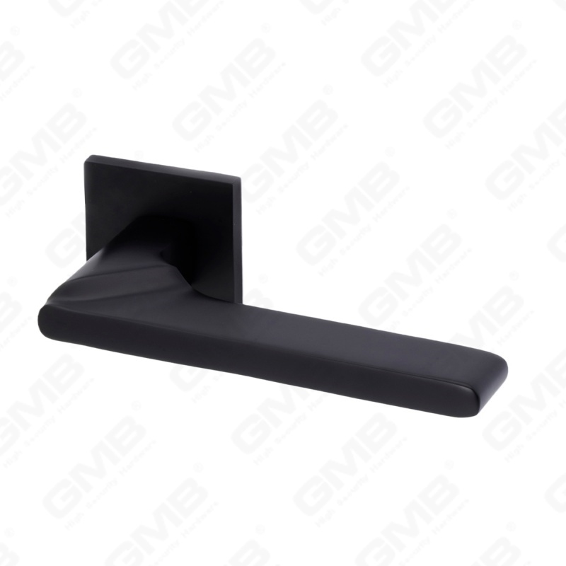 Новая современная алюминиевая дверная ручка для украшения дома на круглой розетке