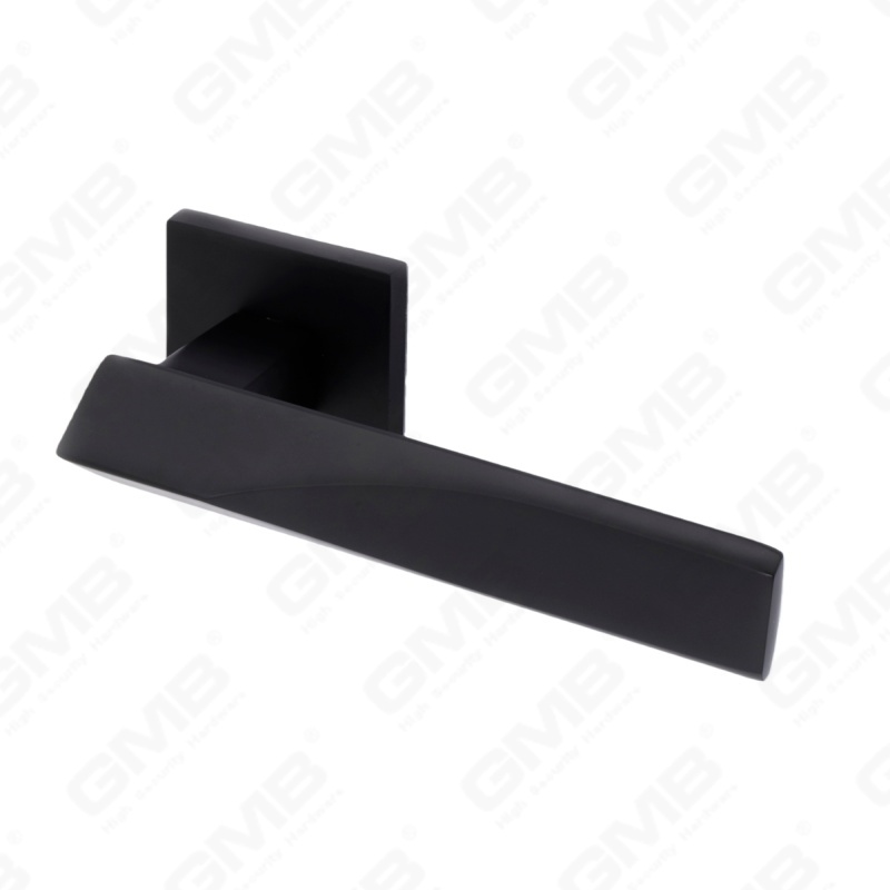 Новая современная алюминиевая дверная ручка для украшения дома на круглой розетке