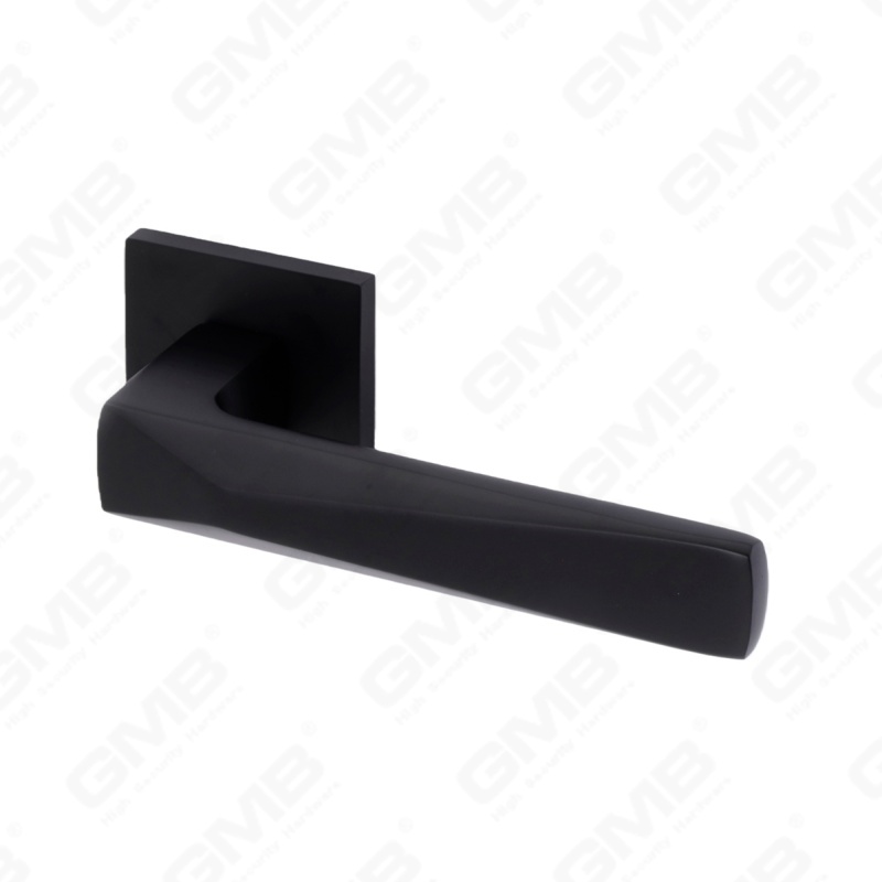 Новая современная алюминиевая дверная ручка для украшения дома на круглой розетке