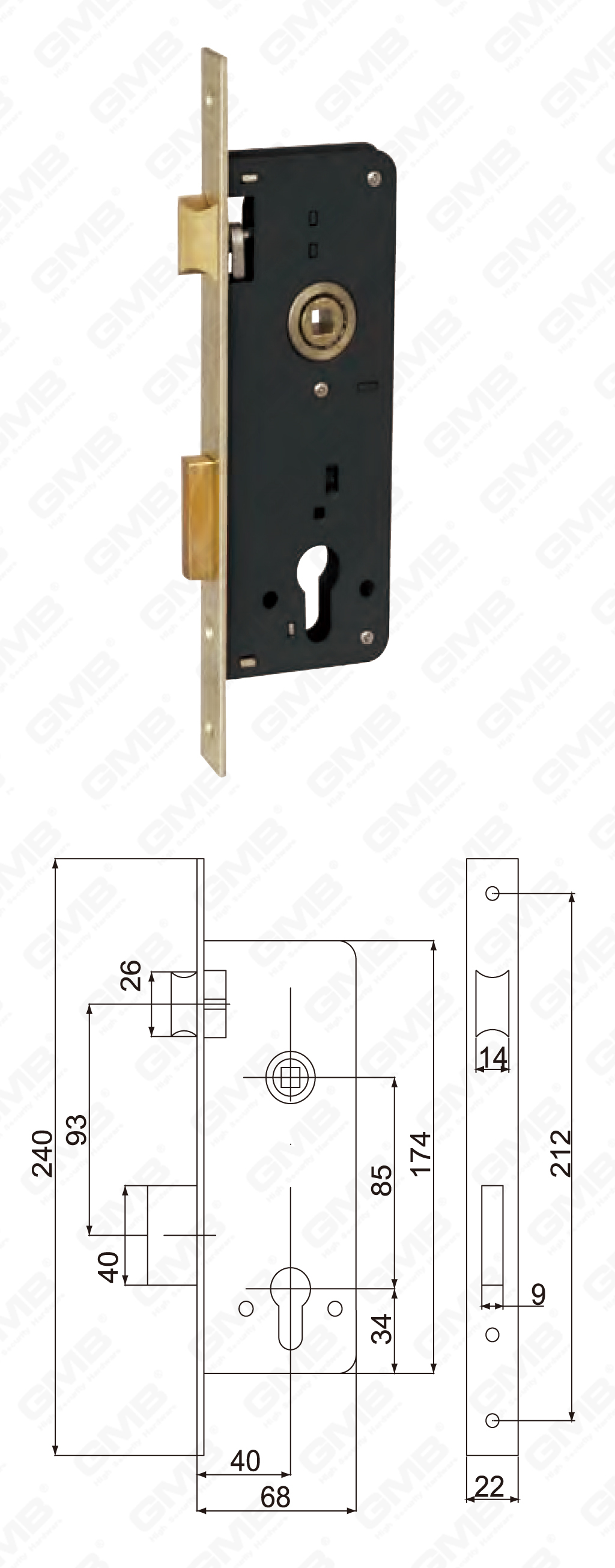 02 Замок врезной第五部分_7011A-46