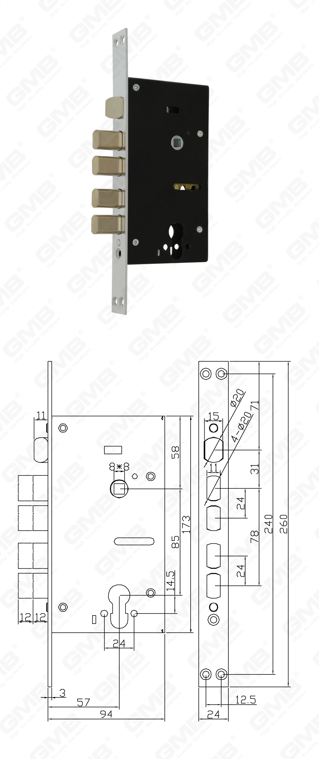 02 Врезной замок第四部分_PAH01-16