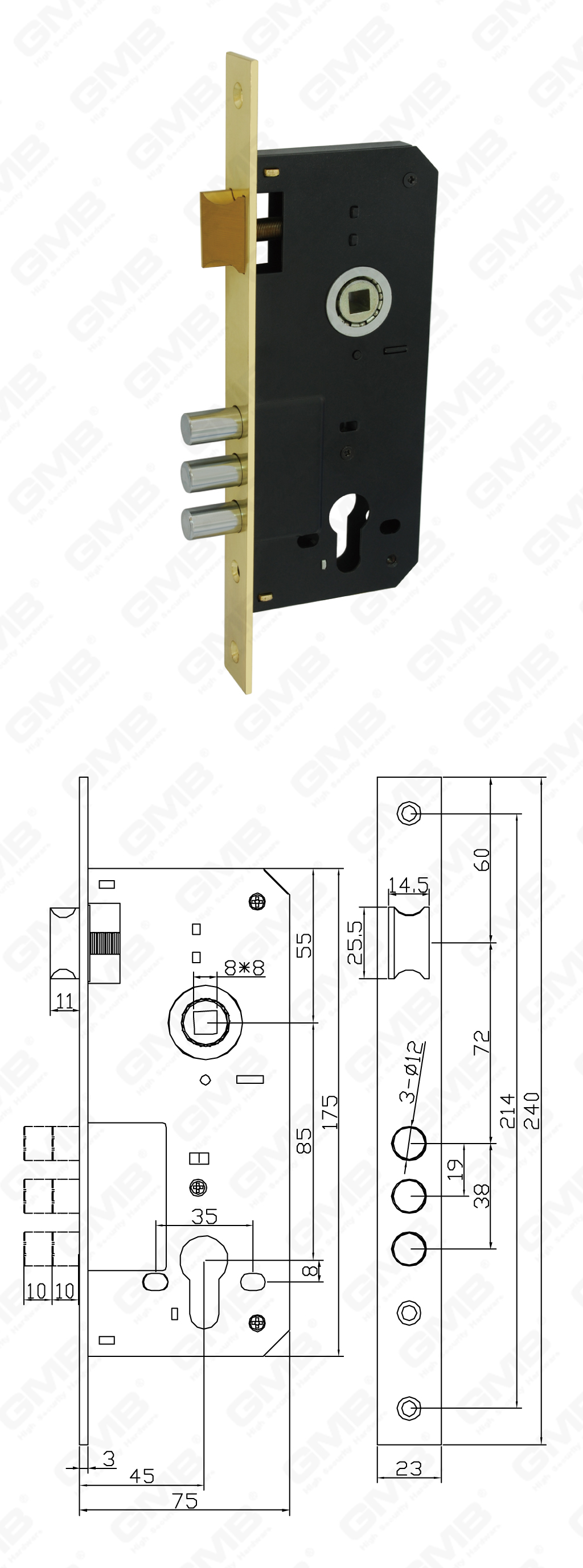 02 Замок врезной第二部分_510.45-R3M-20