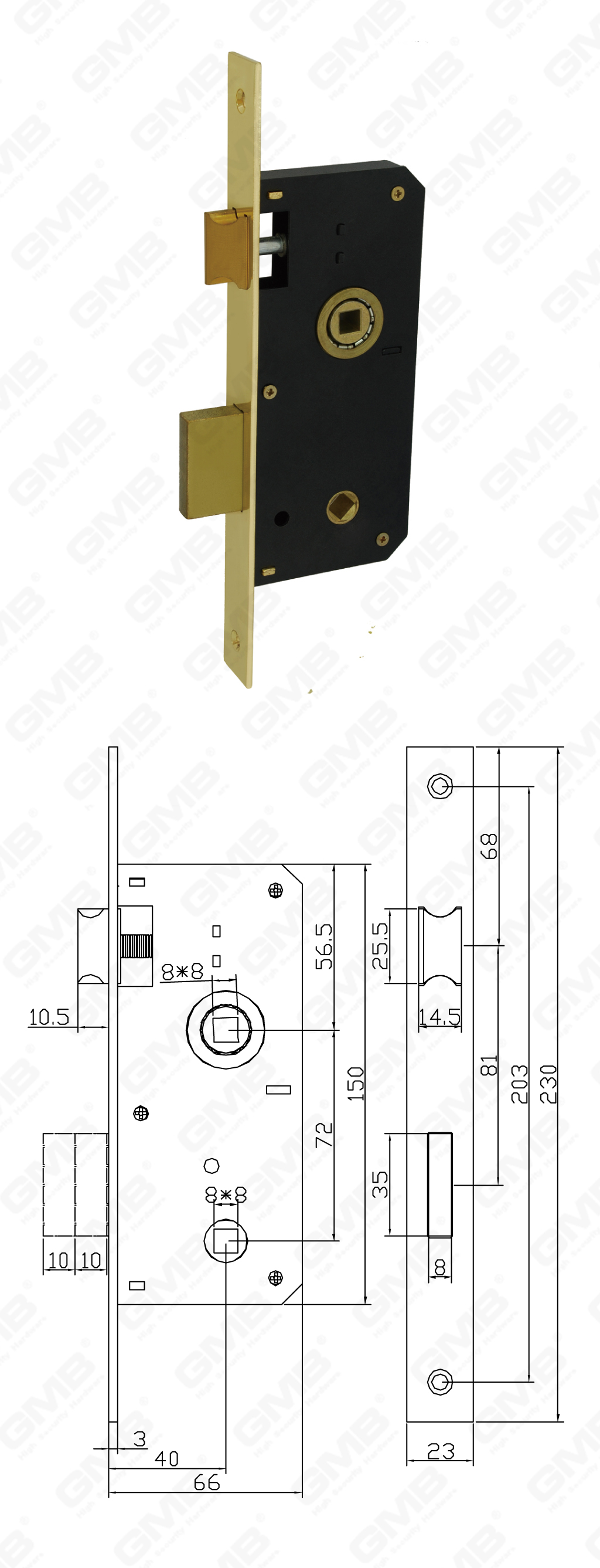 02 Замок врезной第二部分_522.40-R72-26