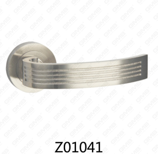 Цинковый сплав Zamak алюминиевая ручка двери розетки с круглой розеткой (Z01041)