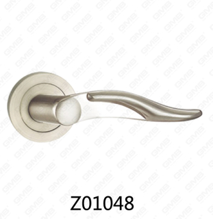 Цинковый сплав Zamak алюминиевая ручка двери розетки с круглой розеткой (Z01048)
