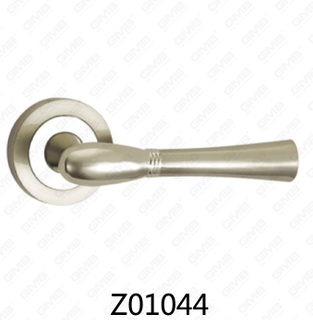 Цинковый сплав Zamak алюминиевая ручка двери розетки с круглой розеткой (Z01044)