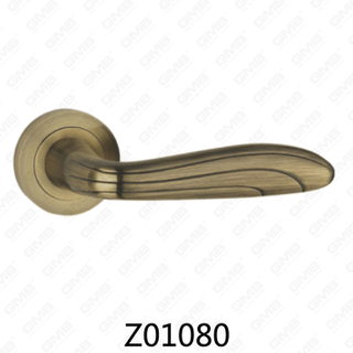 Цинковый сплав Zamak алюминиевая ручка двери розетки с круглой розеткой (Z01080)