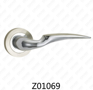 Цинковый сплав Zamak алюминиевая ручка двери розетки с круглой розеткой (Z01069)