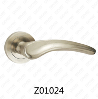 Цинковый сплав Zamak алюминиевая ручка двери розетки с круглой розеткой (Z01024)