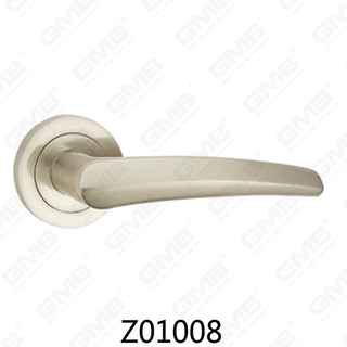 Цинковый сплав Zamak алюминиевая ручка двери розетки с круглой розеткой (Z01008)