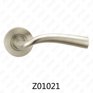Цинковый сплав Zamak алюминиевая ручка двери розетки с круглой розеткой (Z01021)