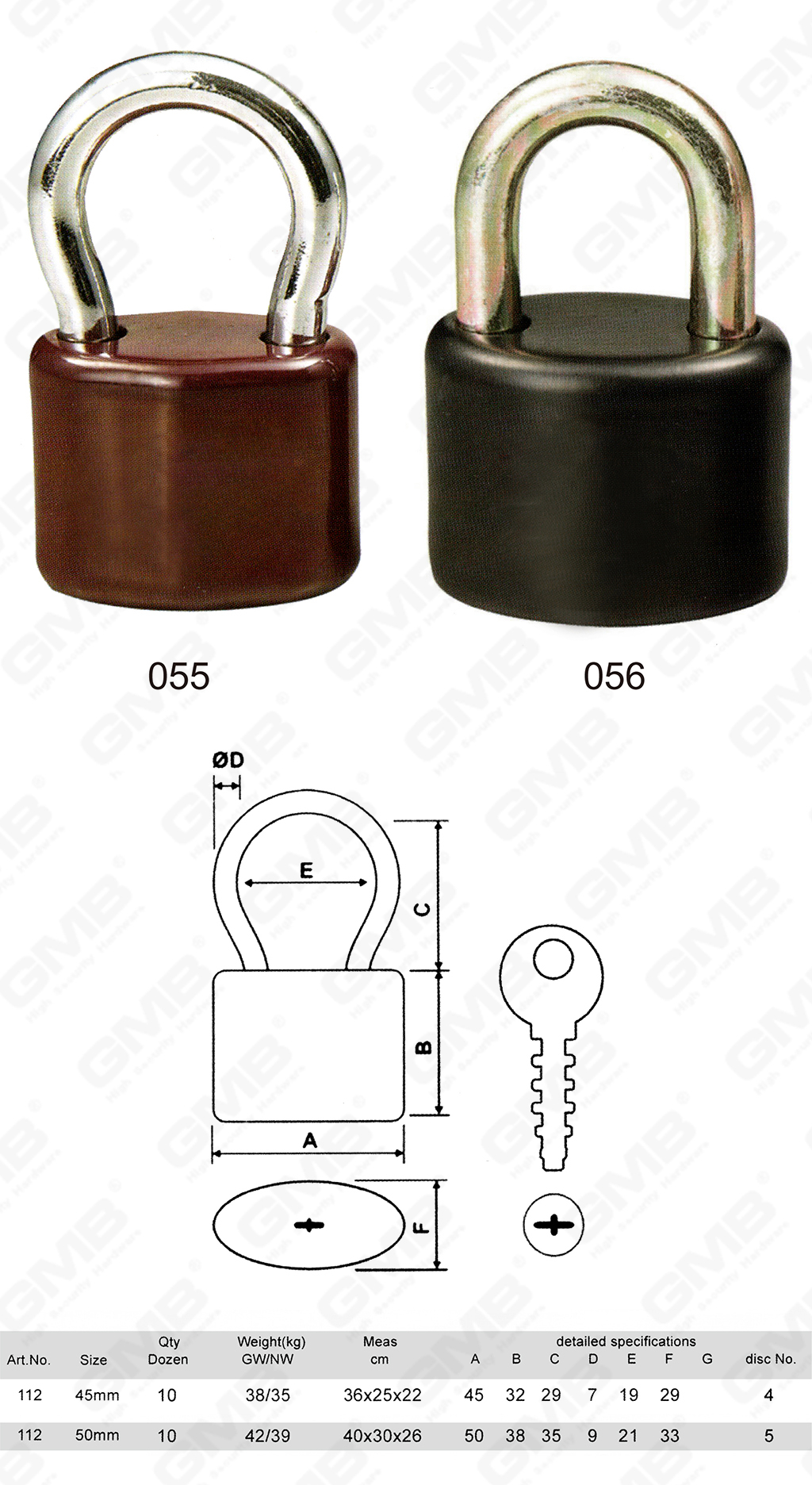挂锁网站图2_【055-056】ЗАМОК ПЛАСТИКОВЫЙ ОКРАШЕННЫЙ СТАЛЬ -28