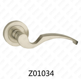 Цинковый сплав Zamak алюминиевая ручка двери розетки с круглой розеткой (Z01034)