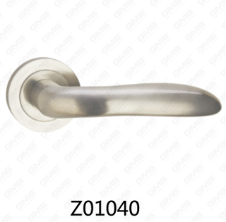 Цинковый сплав Zamak алюминиевая ручка двери розетки с круглой розеткой (Z01040)