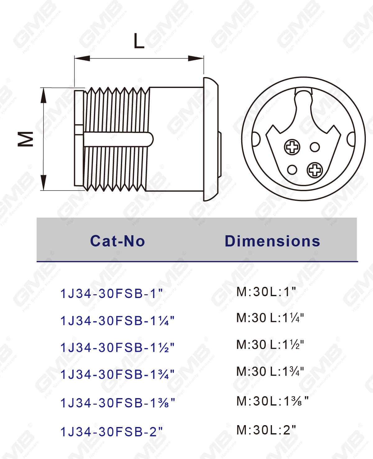 BZ Edension RIM цилиндр (GMB-CY-38) -05