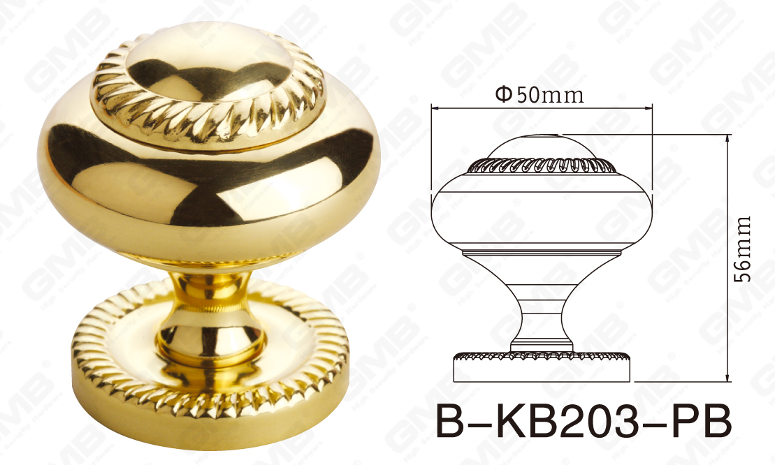 06 латунная ручка _b-kb203-pb-78