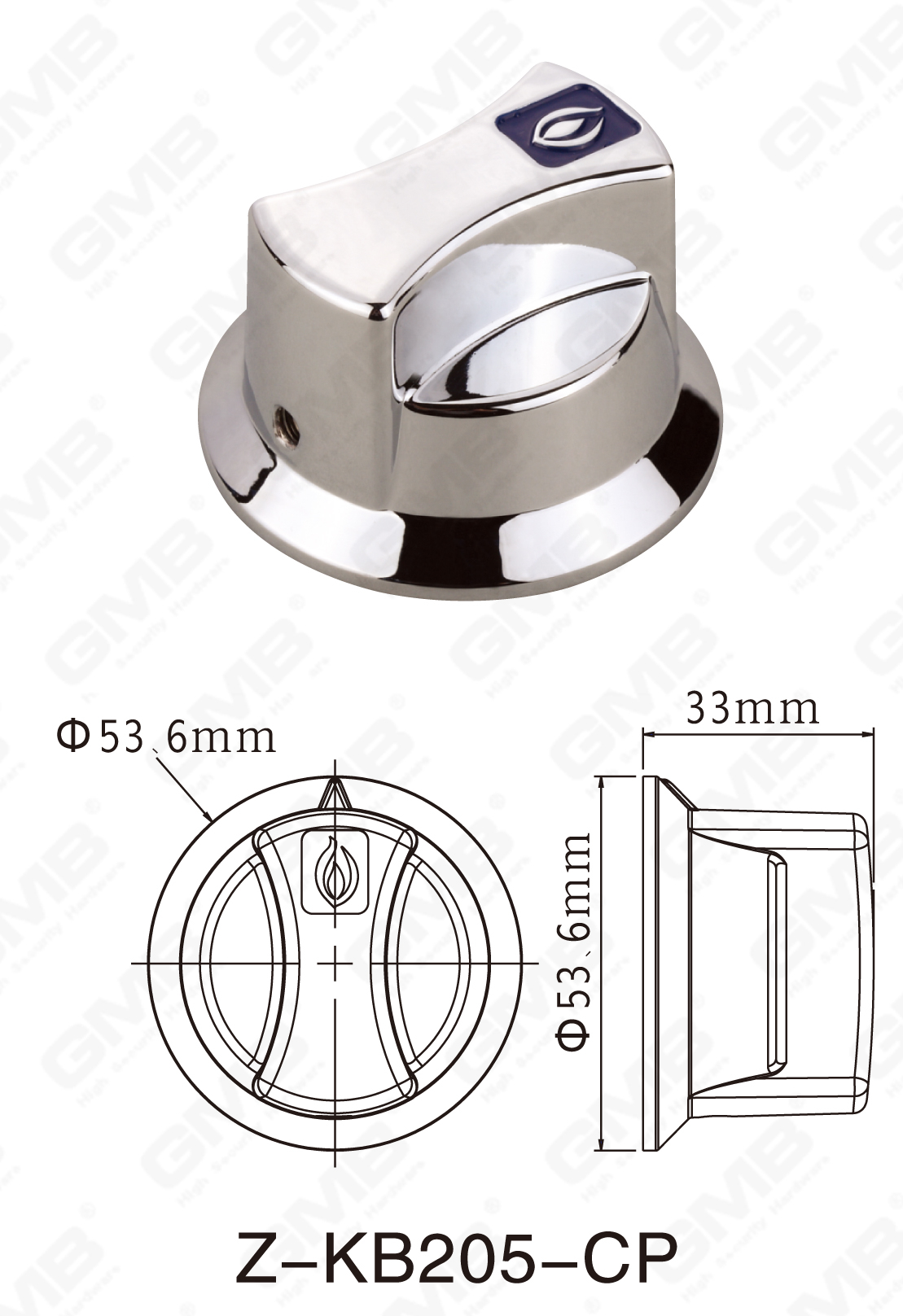 06 латунная ручка _z-kb205-cp-84