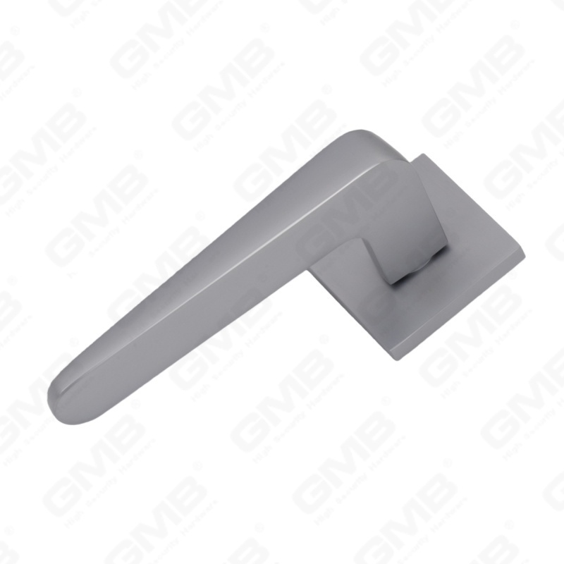 Новая современная алюминиевая дверная ручка для украшения дома на круглой розетке