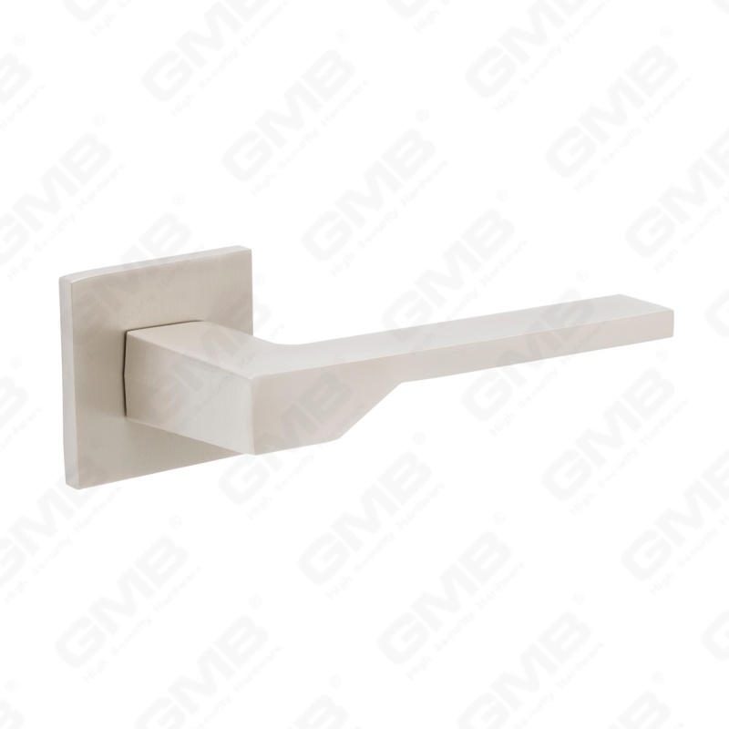 Новая современная алюминиевая дверная ручка для украшения дома на круглой розетке