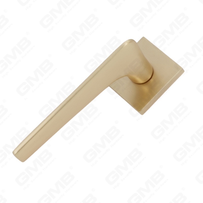 Новая современная алюминиевая дверная ручка для украшения дома на круглой розетке