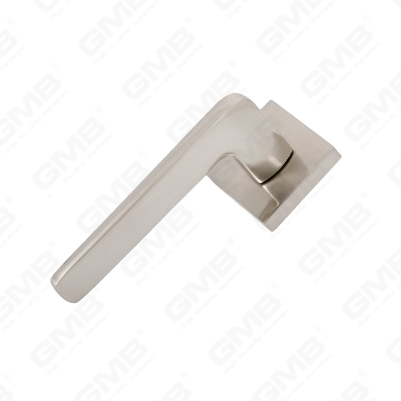 Новая современная алюминиевая дверная ручка для украшения дома на круглой розетке