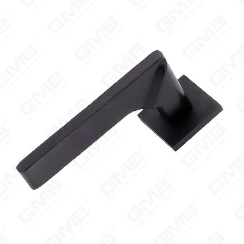 Новая современная алюминиевая дверная ручка для украшения дома на круглой розетке