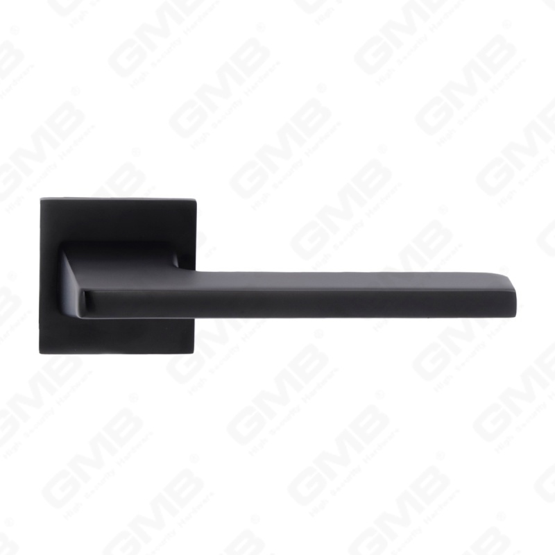 Новая современная алюминиевая дверная ручка для украшения дома на круглой розетке