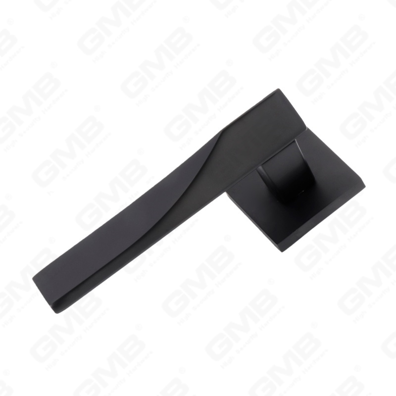 Новая современная алюминиевая дверная ручка для украшения дома на круглой розетке