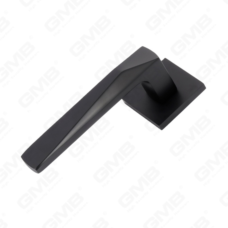 Новая современная алюминиевая дверная ручка для украшения дома на круглой розетке