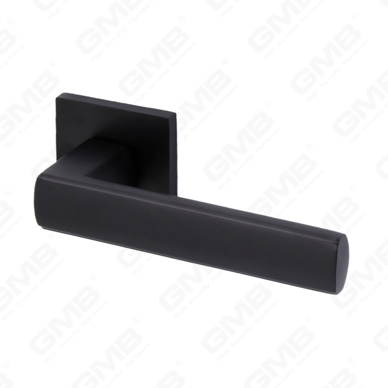 Новая современная алюминиевая дверная ручка для украшения дома на круглой розетке