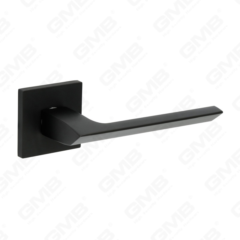 Новая современная алюминиевая дверная ручка для украшения дома на круглой розетке