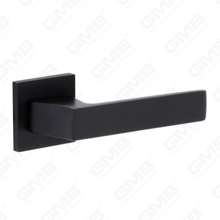 Новая современная алюминиевая дверная ручка для украшения дома на круглой розетке