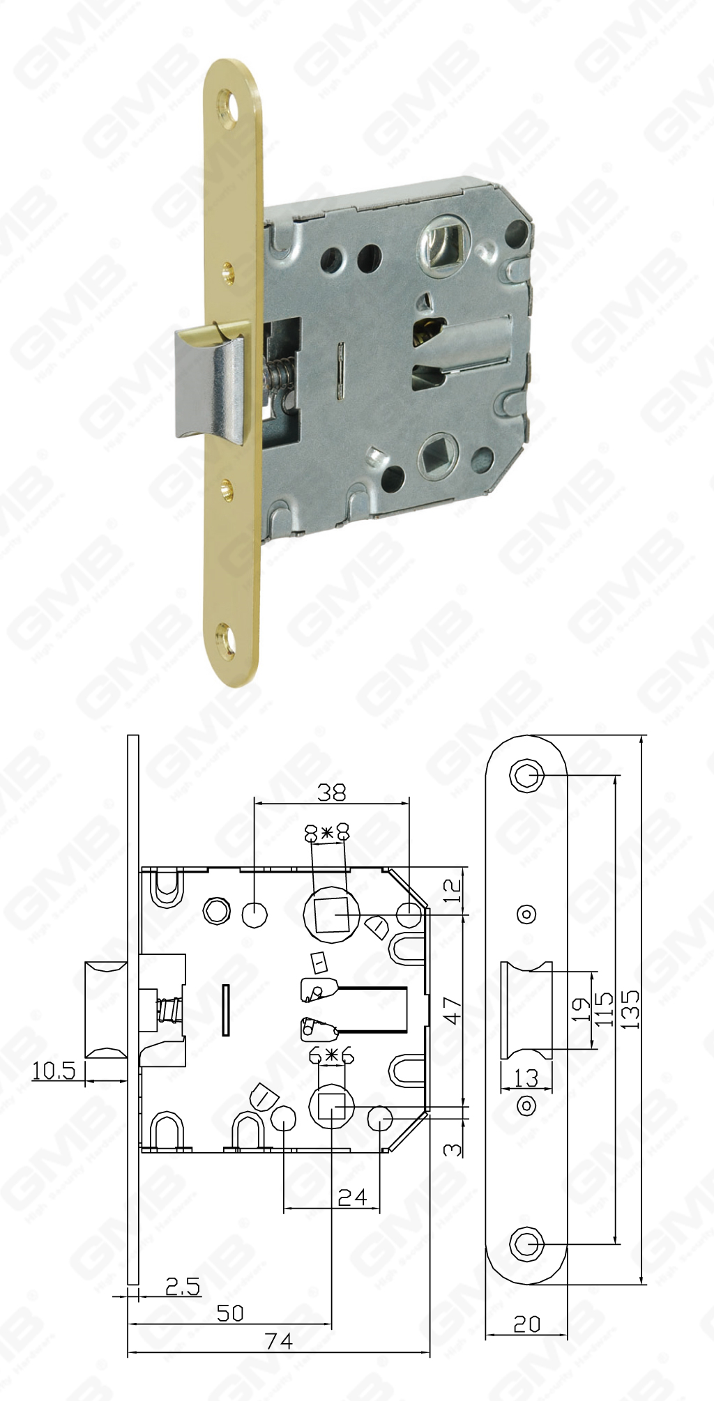 02 Врезной замок第一部分_PE47-38
