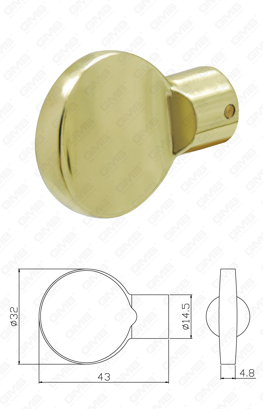 01 Поворотная ручка_Art NO.TK-C-06