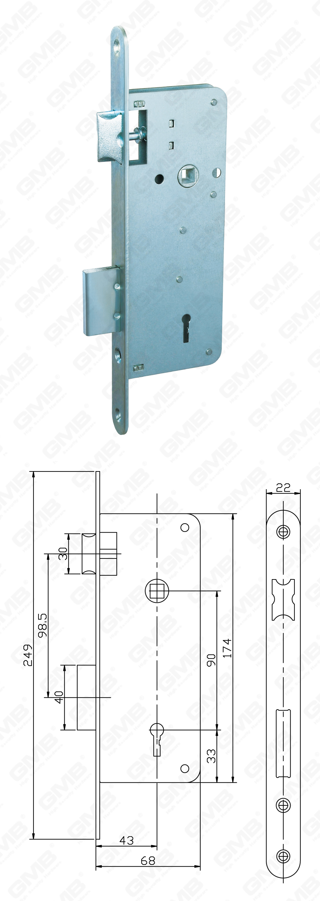 02 Замок врезной第五部分_7011CK-68