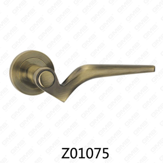 Цинковый сплав Zamak алюминиевая ручка двери розетки с круглой розеткой (Z01075)