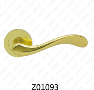 Цинковый сплав Zamak алюминиевая ручка двери розетки с круглой розеткой (Z01093)