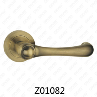 Цинковый сплав Zamak алюминиевая ручка двери розетки с круглой розеткой (Z01082)