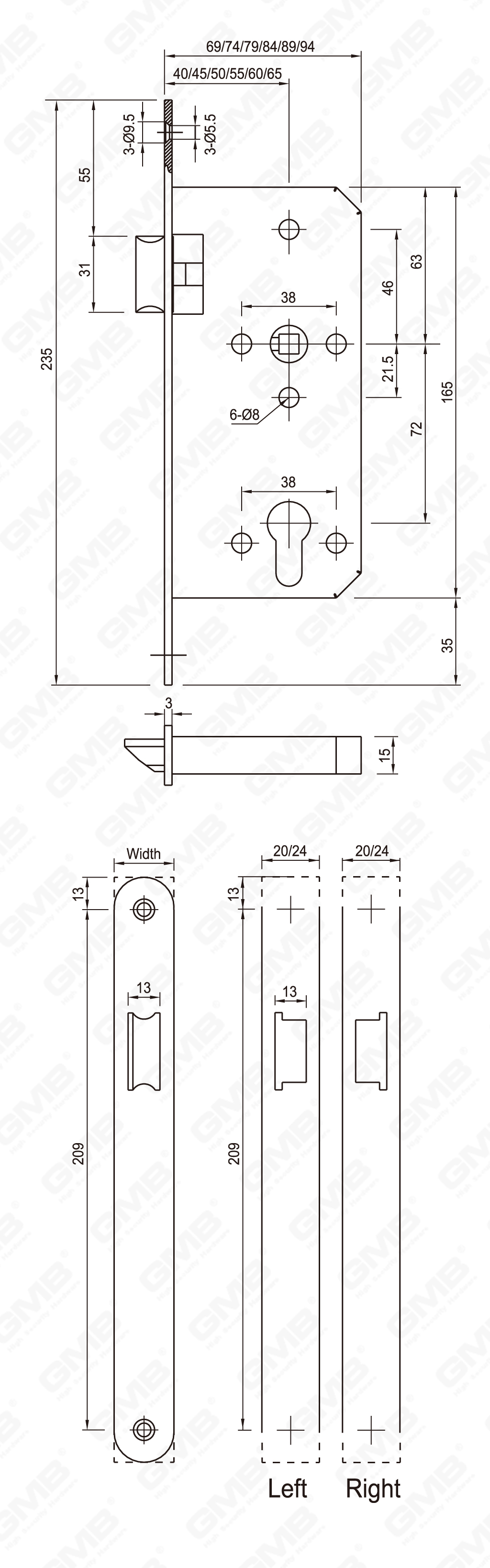 04 Замок из нержавеющей стали_4072ZL-11