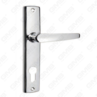 Дверная ручка Потяните деревянные дверные аппаратные ручки заблокируя дверной ручку на тарелке для Mortice Lockset с помощью цинк сплава или стальной ручки дверей (4230-1)