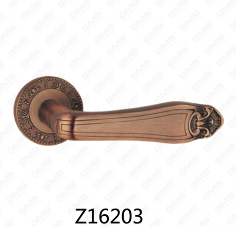 Цинковый сплав Zamak алюминиевая ручка двери розетки с круглой розеткой (Z16203)