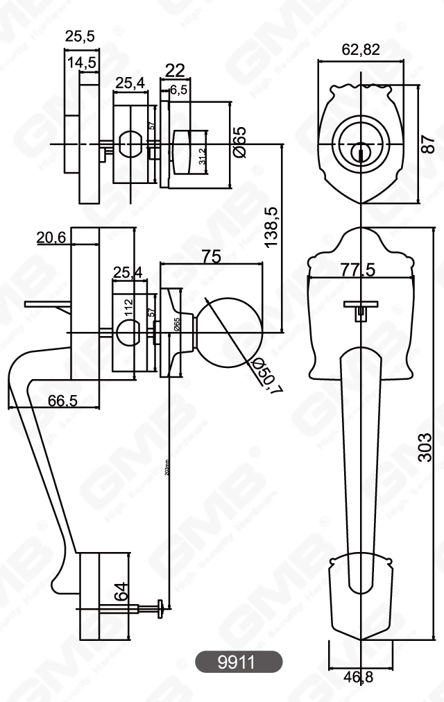01 Ручка сцепления серия серии-04