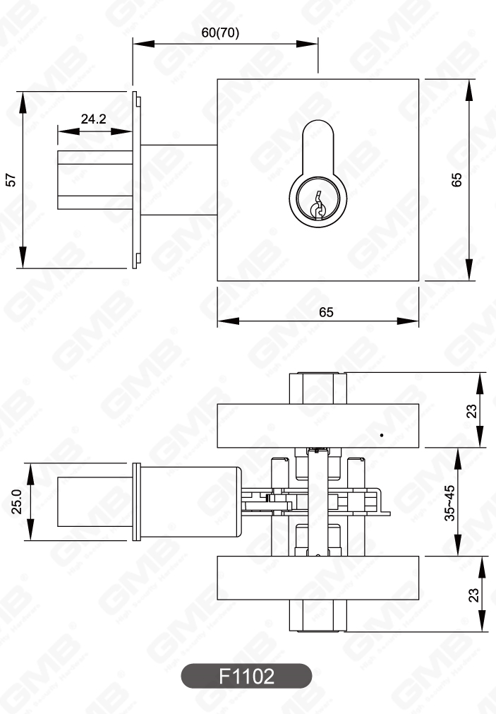 04 Замок с засовом Серия-08