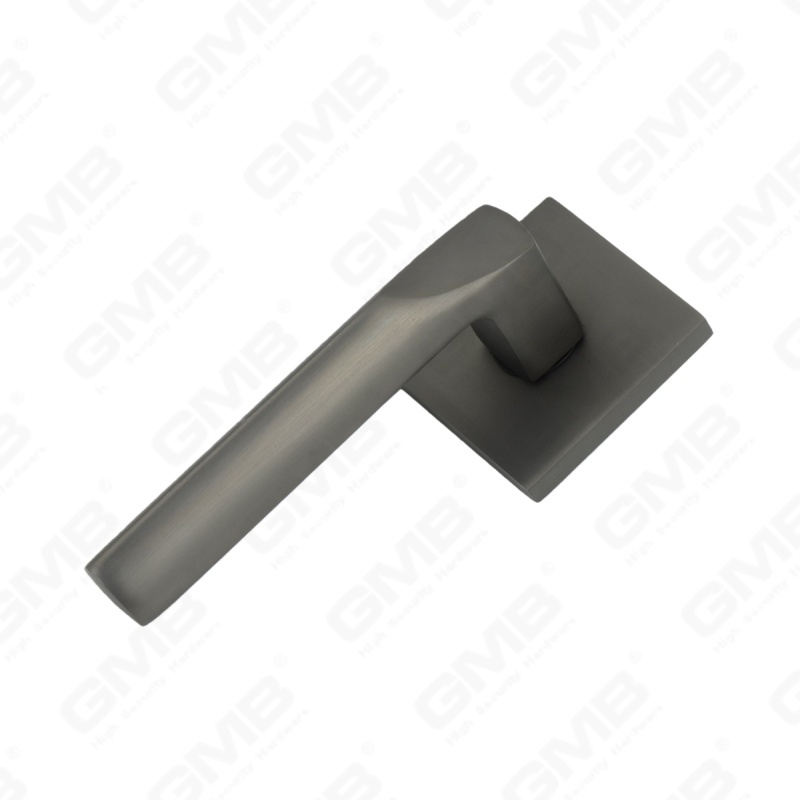 Новая современная алюминиевая дверная ручка для украшения дома на круглой розетке