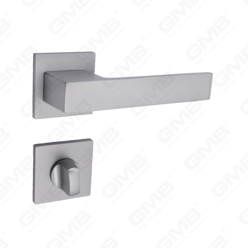 Новая современная алюминиевая дверная ручка для украшения дома на круглой розетке