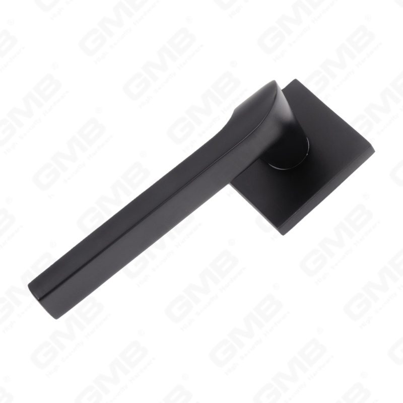 Новая современная алюминиевая дверная ручка для украшения дома на круглой розетке