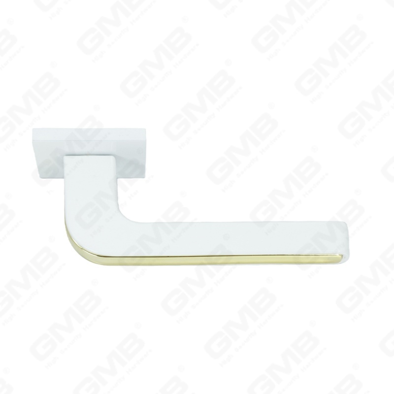 Новая современная алюминиевая дверная ручка для украшения дома на круглой розетке