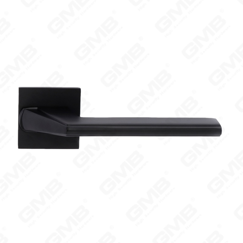 Новая современная алюминиевая дверная ручка для украшения дома на круглой розетке