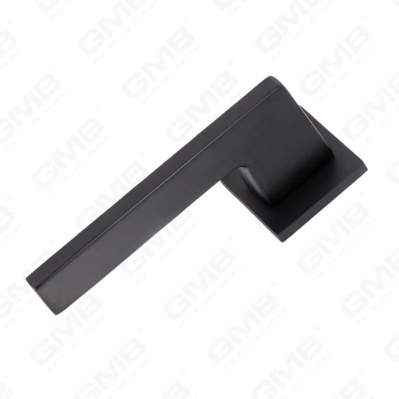 Новая современная алюминиевая дверная ручка для украшения дома на круглой розетке