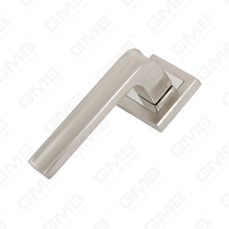 Новая современная алюминиевая дверная ручка для украшения дома на круглой розетке